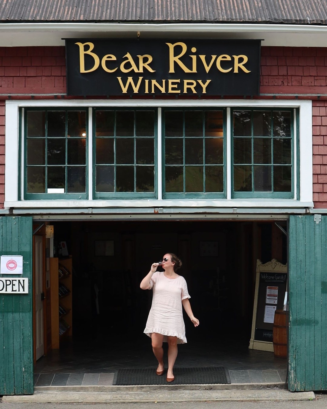 Bear River Winery near Digby Nova Scotia